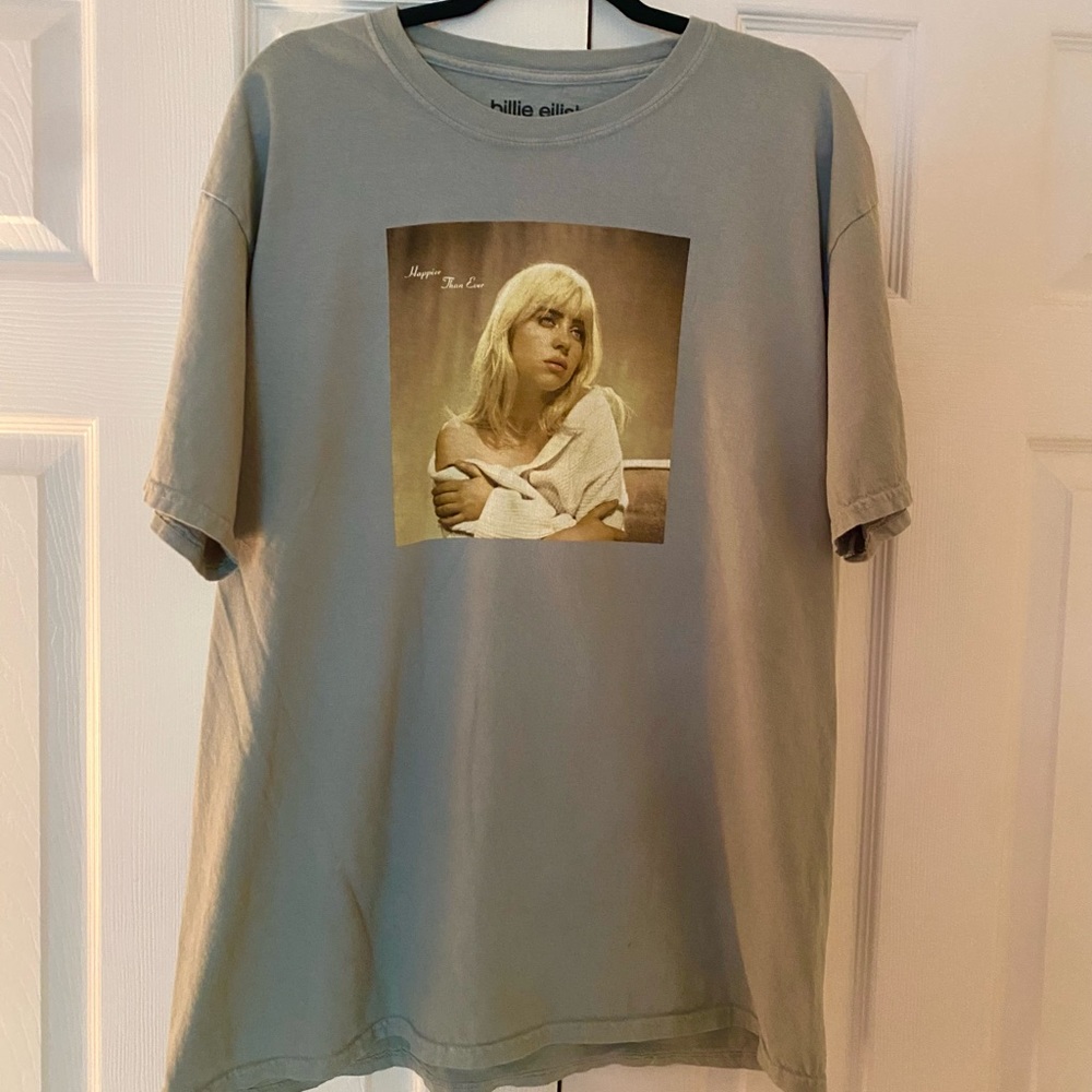 Billie Eilish Happier Than Ever Album Cover T Shirt